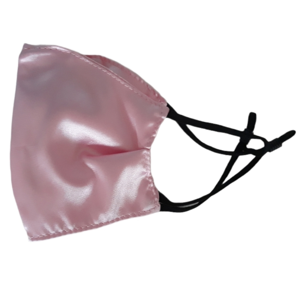 Silk face mask with nose wire